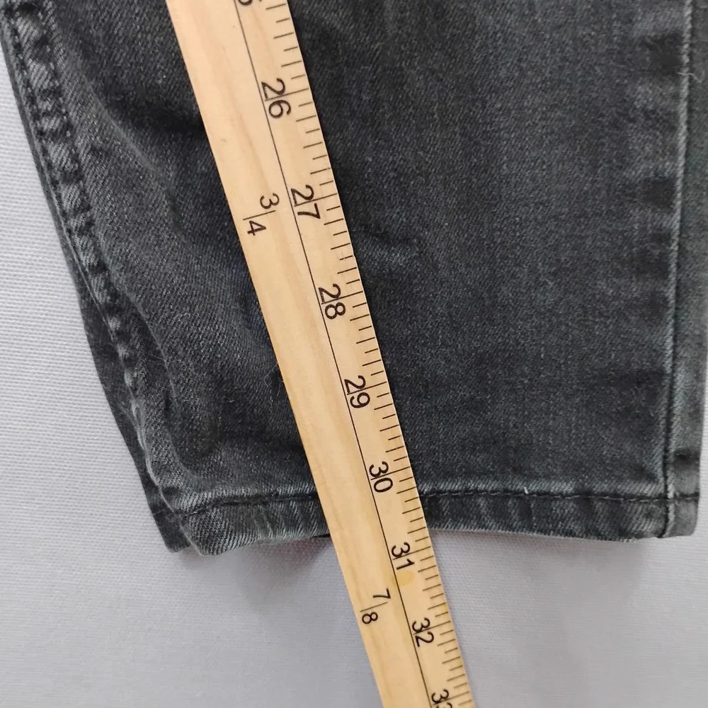 Levis 511 Slim Fit Jeans Mens 31x32 Faded Black Dark Grey Denim